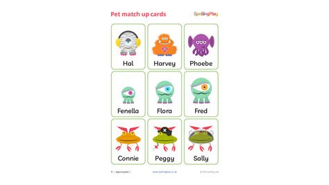 Pet match up cards