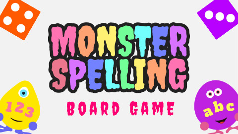 Monster Spelling Board Game